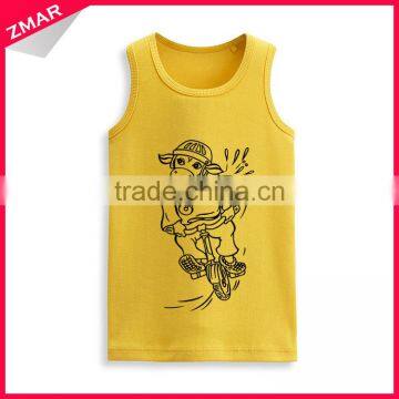 Wholesale Sleeveless t Shirt Fashion Kids Custom Print Tank Top Manufacturer photo-1