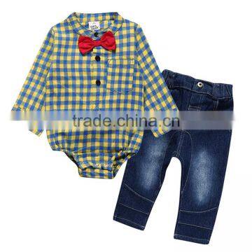 S17549A Fashion Gentleman Boy Suits Summer Hot Style Boys Clothes Set photo-2