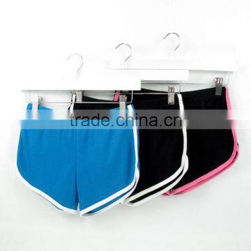 Runwaylover Custom Summer Sexy Bright Color Hot High Waist Gym Sport Women Cotton Shorts photo-6