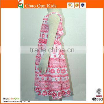 2017 Baby Girl Latest Fashion Embroidered Lace Floral Dresses for Girls Wholesale photo-2