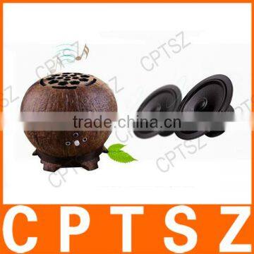 2016 General Use Coconut Shell Bluetooth Speaker for Desktop PC, Lonovo Yoga, Ipad Pro, Xiaomi Note3, Huawei Mate S, Htc A9 photo-2