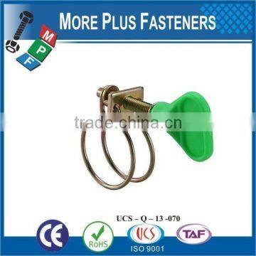 Made in Taiwan Stainless Steel thin hose clamp flexible hose clamp Butterfly handle type