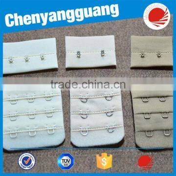 Size customized bra hook&eye tape for underwear accessories