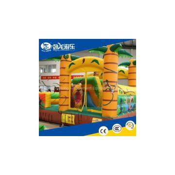 PVC custom inflatable bouncy house, jumping bouncer