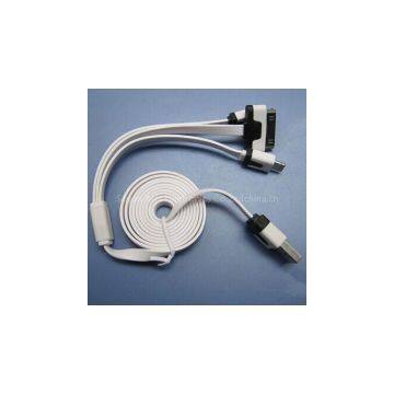 Flat 3 in 1 Cable Sync Data Charger Cable photo-3
