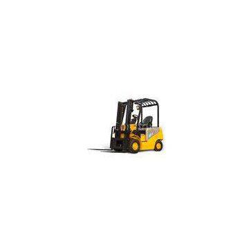 Yellow 1500kg Electric Forklift Material Handling Truck Pneumatic Tyre CPD15J