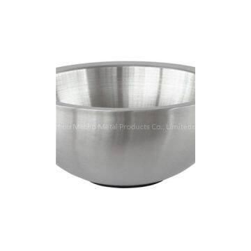 MB011 Stainless Steel Barware Double-walled Salad Bowl Mixing Bowl Fruit Bowl