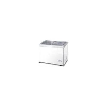 Curved Glass-door Showcase Chest Freezer photo-2