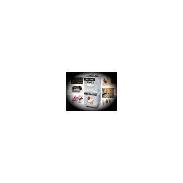 Floor Model Frozen Yogurt Making Equipment, 3 Flavors Soft Serve Ice Cream Maker With Pre-Cooling Sy
