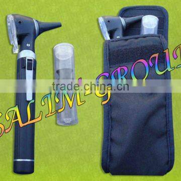 FIberOptic Mini Otoscope Red Color (Diagnostic Set ENT