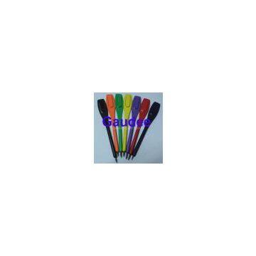 Mixed colour plain Plastic Golf Pencils