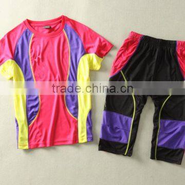 Sports Short Sleeve jogging Suit