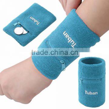 2017 New Design Zipper Pocket Sweatband for Promotional Use photo-3