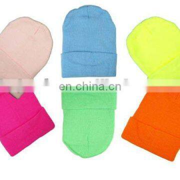 fashional pretty super soft cozy elegant popular knit neon beanie