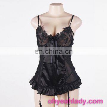 Instock Black Girls Sexy Nighty With Low MOQ photo-4