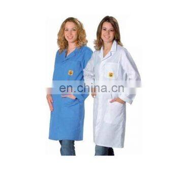 Long Polyester Material Antistatic Clothing ESD Smock Standard 3/4 ESD Antistatic Clothes