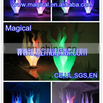 beautiful LED decoration for festival party/ wedding decoration LED inflatable flower