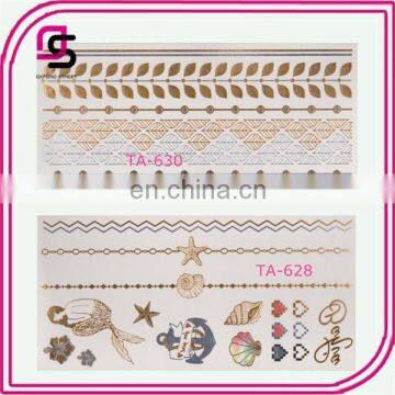 Temporary Colorful Tattoo Metallic Flash Tattoos photo-6