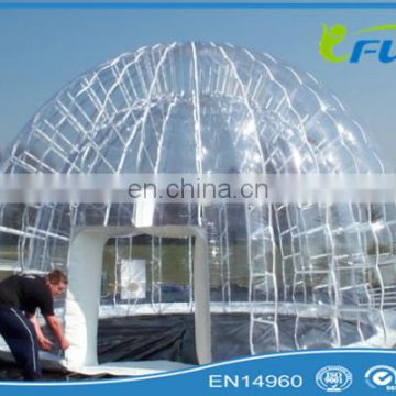 PVC Bubble Inflatable Yard Tent Transparent Camping Tent/Hot Large Inflatable tent/inflatable lawn tent