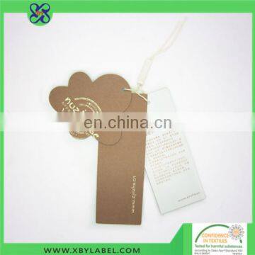 3pcs/set Printed hang tags for dress kraft paper tag