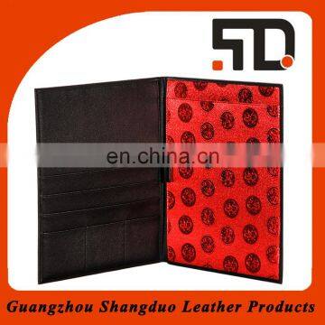 Manufacturer Handmade Leather Menu Book Cover Restaurant Menu Card Holder