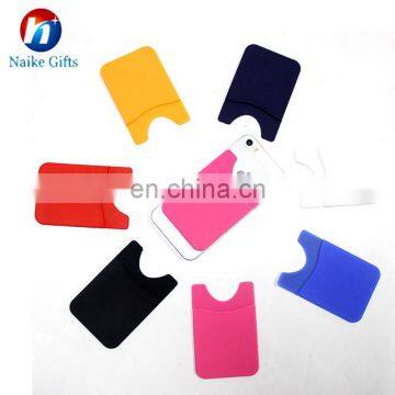 Card Holder Wallet Sticky Phone Wallet Silicone photo-2