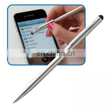 heavy gift premium metal iphone stylus ballpoint ball pen with triangel gift box RB17112