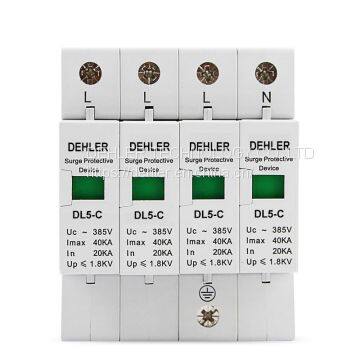 SPD Home Lightning Protection Surge Protector 40ka-4p Communication Signal Lightning Protection photo-3