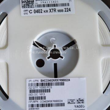 Первый уровень агента Yageo 0402 0603 0805 1206 2010 2512 SMD-конденсаторы