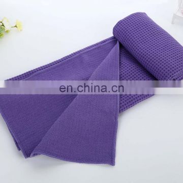 Wholesale Custom Microfiber Non Slip Silicon Hot yoga towel premium