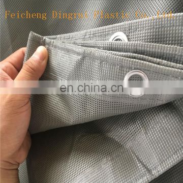 High Strength Fall Protection Grey Construction PVC Coated Safety Net