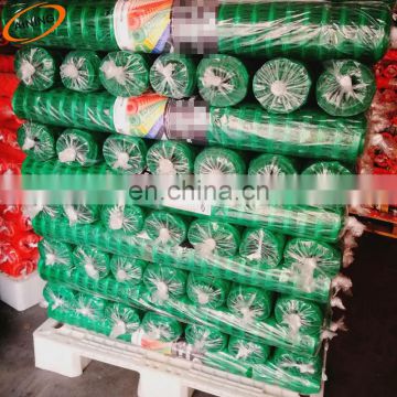 green plastic fencing mesh