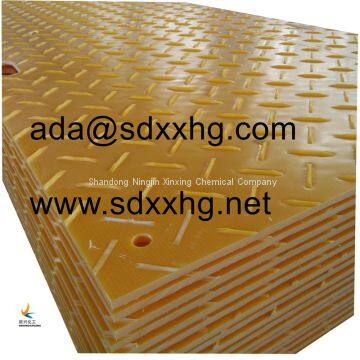 Plastic road mat HDPE/UHMW/UHMWPE plastic hard fashion mats Flooring protection plates trackway floor covering events