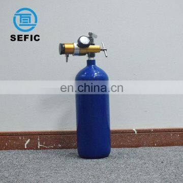 Portable Medical Oxygen Regulator Cylinder , Price Of Oxygen Gas