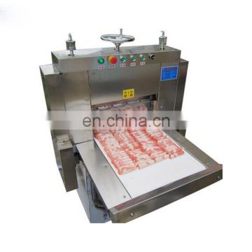 Commercial stainless steel full automatic frozen mutton roll cutting machine /bacon slicer