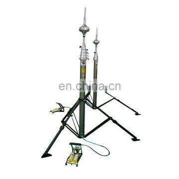 Pneumatic Lightweight Head Load 15kg Antenna Mast