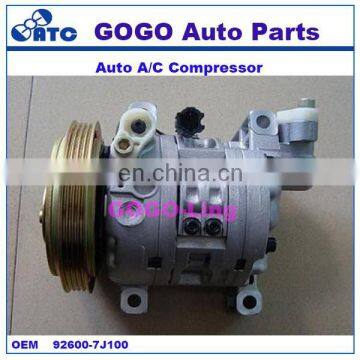 High Quality DKV14G Air Conditioning Compressor FOR Sunny Infiniti G20 OEM 92600-7J100,926007J100