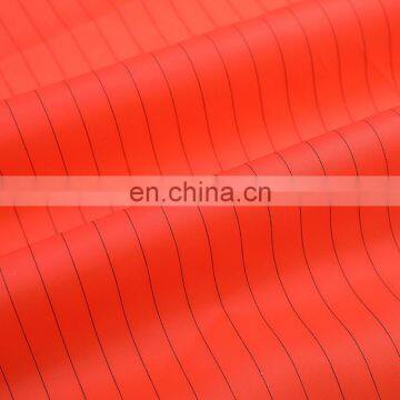Chinese 100% Polyester 210T Taffeta Anti-Static Striped Fabric for Uniform photo-3