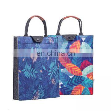 Wholesale 2109 Polyester Large Tote Bag Halloween Felt Pumpkin Candy Bag photo-6