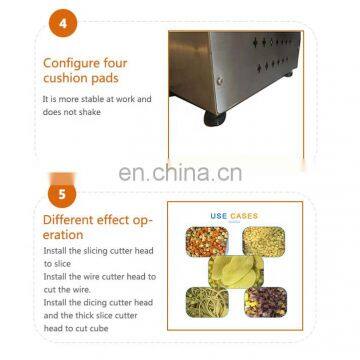 Carrot Cucumber Cabbage Potato Multifunction Vegetable Cutting Slicing Machine