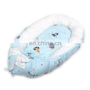 Breathable Organic Babynest Double Sided Washable Baby Nest Bed photo-7