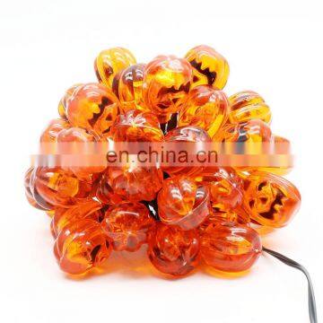 Led Pumpkin Face Style String Light Decoration Solar Powered For Halloween Garden Home Patio Holiday Party photo-6