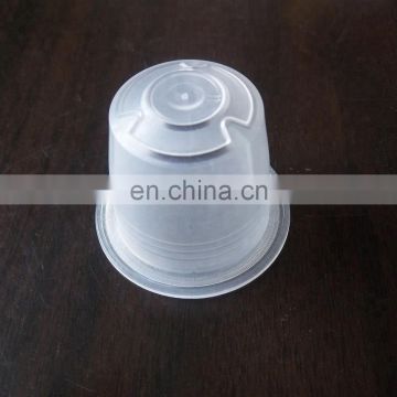 Shanghai factory price 37.0 mm high compatible nespresso size pp plastic cups