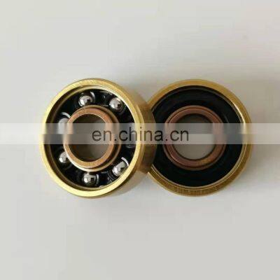 Good Performance Mixed Color Gold-RoseGold Titanium Single Row 608 Deep Groove Linear Ball Bearing photo-4