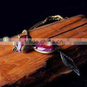 2015 New Arrive Fashion Zinc Alloy Bell Made in China Necklace Ceramic Bell Necklace photo-2