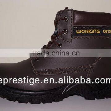 2014 PU injected leather safety boots