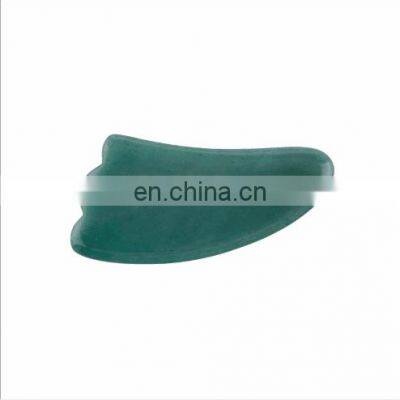 OEM / ODM Face Slimming Crystal Bian Stone Body Scraping Massage Tool Board Roller Green Jade Guasha