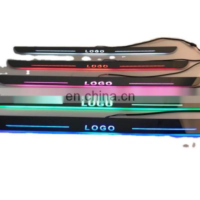 Led Door Sill Plate Strip for jeep grand cherokee srt8 dynamic sequential style step light door decoration step