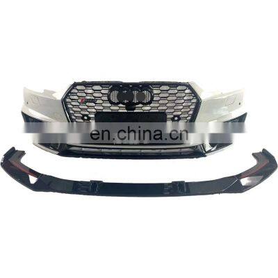 Последний боди-кит (набор элементов внешнего оформления). Передний бампер с обновленным дизайном в стиле RS4 для запчастей автомобиля Audi A4 B9 2016 - 2019 годов photo-2