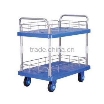 Noiseless Cart PLA300-T2-HL2-D(two-tier guard bar)